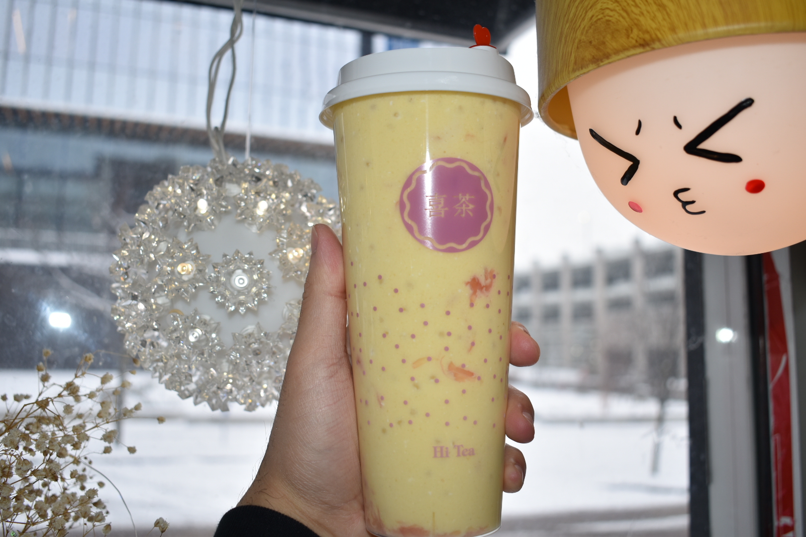 mango milk tea